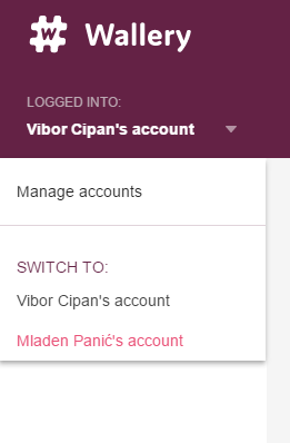 Account options for account user